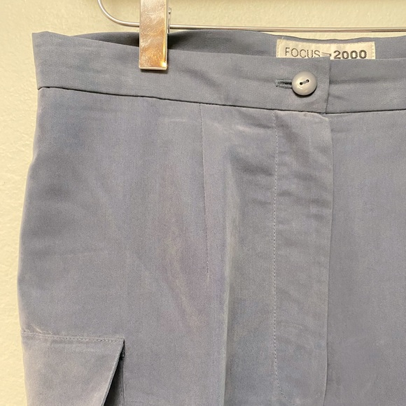 VINTAGE Focus 2000 by Charles Glueck Silk like trousers, Sz 6 - Picture 3 of 4